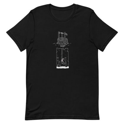 The Pink Key - Black t-shirt